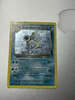 Dark Blastoise 3/82 Holo Rare Team Rocket Pokemon Card 2000 DMG - Image 1