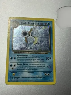 Dark Blastoise 3/82 Holo Rare Team Rocket Pokemon Card 2000 DMG - Image 3