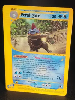 Reserved 8 Cards* Expedition Base Set Feraligatr - 47/165 - Rare - - Image 2