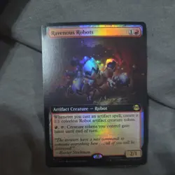 Ravenous Robots (Extended Art) Teenage Mutant Ninja Turtles MTG Magic FOIL - Image 1