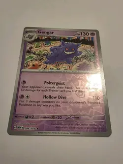 Pokemon Gengar TCG Scarlet & Violet 151 Card 094/165 Reverse Holo NM - Image 1