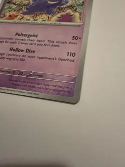 Pokemon Gengar TCG Scarlet & Violet 151 Card 094/165 Reverse Holo NM - Image 3