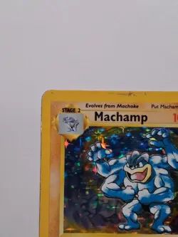 Pokemon TCG Machamp Base Set 8/102 Holo 1st Edition Holo Rare - Image 2