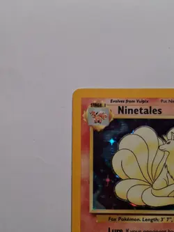 Pokemon TCG Ninetales Base Set 12/102 Holo Unlimited Holo Rare - Image 2
