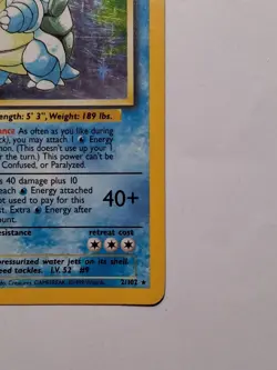 Blastoise - 2/102 - Holo Rare - Base Set - Pokemon Card - LP - Image 4