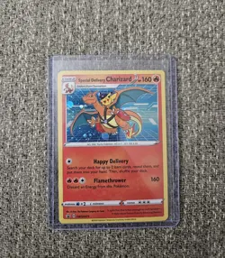 Pokemon Sword & Shield Special Delivery Charizard Promo Holo SWSH075 - Image 1