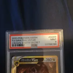 Pokemon Giratina VSTAR Secret Rare GG69/GG70 Crown Zenith Holo PSA 9 - Image 3