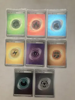 Pokemon 151 Cosmo Holo Energy Complete Set - Image 1