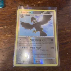 Pokemon Staraptor Reverse Holo 16/130 DP Diamond & Pearl HP - Image 1