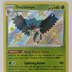 Decidueye SV003/SV122 Shining Fates: Shiny Vault Shiny Holo Rare NM Pokemon TCG - Image 2