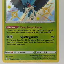 Decidueye SV003/SV122 Shining Fates: Shiny Vault Shiny Holo Rare NM Pokemon TCG - Image 3