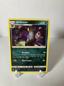 Pokemon TCG S&M Lost Thunder Umbreon #120 Rare Cosmos Holo - Blister Exclusives - Image 1