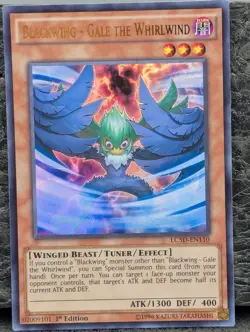 LP - Blackwing - Gale the Whirlwind - LC5D-EN110 Ultra Rare 1st Ed - YuGiOh TCG - Image 1
