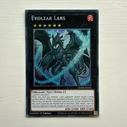 Yu-Gi-Oh Evolzar Lars DUNE-EN043 Secret Rare 1st Edition - Image 1