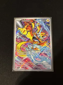 Pokemon TCG Zeraora Stellar Crown Holo Card 151/142 - Image 1