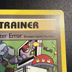 Pokemon Card - Computer Error (Rocket's Secret Machine) WoTC Black Star Promo 16 - Image 3