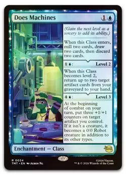 Does Machines #34 (Foil) (NM) TMT Magic MTG - Image 1