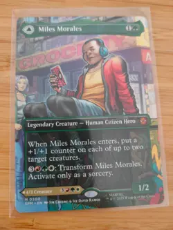 MTG Miles Morales (Borderless) 0200 Spider-Man M/NM Free UK P&P - Image 1