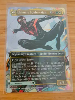 MTG Miles Morales (Borderless) 0200 Spider-Man M/NM Free UK P&P - Image 2