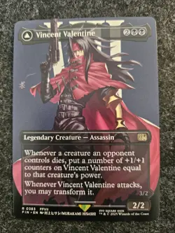 MTG FIN Vincent Valentine Alt Art Borderless Non-foil - Image 1