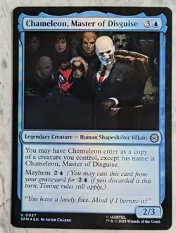 Chameleon, Master of Disguise (FOIL) MTG Marvel Spider-Man | Clone PDH EDH | NM - Image 1