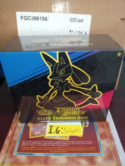 Pokemon 2023 Sword & Shield Crown Zenith Elite Trainer Box Sealed - Image 1