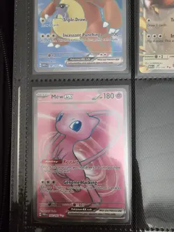 Pokemon TCG Mew EX Ultra Rare Holo SV: Scarlet & Violet 151 193/165 - Image 1