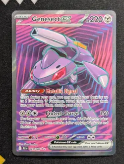 Genesect ex - 161/086 SV: Black Bolt Pokemon NM Holo - Image 1
