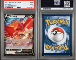 Pokemon Ho-Oh V PSA 9 140/195 Silver Tempest Ultra Rare Holo 2022 English - Image 5