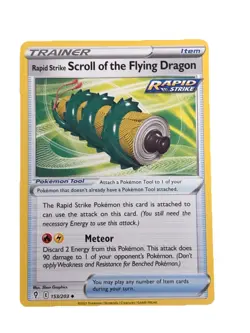 New: 2021 Pokemon Rapid Strike Scroll of the Flying Dragon 153 Evolving Skies - Image 1