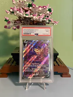 POKEMON 2023 Crown Zenith Full Art ZAMAZENTA V #GG54 PSA 9 MINT - Image 1