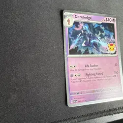 Ceruledge NM Pokemon Day 2024 Cosmos Holo Paldean Fates 040/091 Pokemon TCG - Image 2