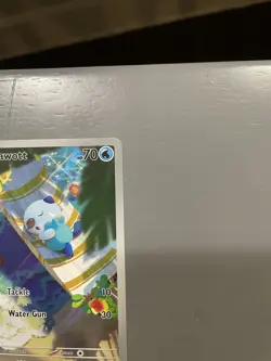 Pokemon Oshawott 105/086 Illustration Rare White Flare NM - Image 2