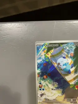 Pokemon Oshawott 105/086 Illustration Rare White Flare NM - Image 3