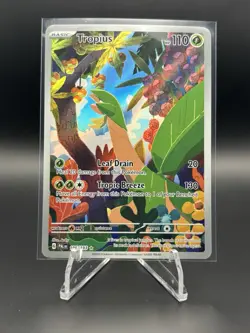 Pokemon Tropius 195/193 Sv02 Paldea Evolved Illustration Rare Full Art Holo - Image 1