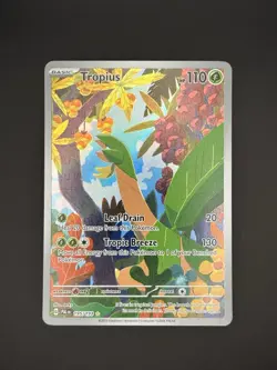 Pokemon Tropius 195/193 Sv02 Paldea Evolved Illustration Rare Full Art Holo - Image 2