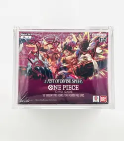 Acrylic Case For One Piece Booster Boxes Fits OP 3 And Up - UV Protected - Image 1