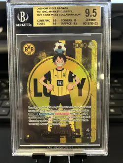 BVB x One Piece Match Day 2025 Promos #003 Monkey D Luffy BGS 9.5 - Image 1