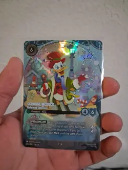 Disney Lorcana Winterspell Scrooge McDuck Reformed Ebenezer Enchanted 235/204 - Image 1