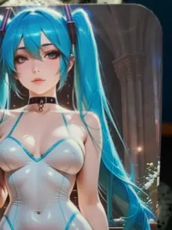 1/1 Only 1 Made Miku Yoga Cyberpunk Wedding Roses Southern Customs Waifu Card - Image 3