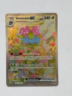 Pokemon TCG Venusaur EX Card 198/165 SV Sir Scarlet & Violet 151 - Image 1