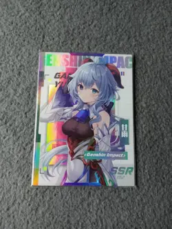 Ganyu Genshin impact SSR12 goddess feast Goddess Story WAIFU ANIME CARD - Image 1