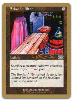 Ashnod's Altar - 2000 Nicolas Labarre (6ED) NM World Championship WCD Magic MTG - Image 1