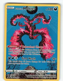 GALARIAN MOLTRES SWSH284 PROMO SWSH BLACK STAR POKEMON NM - Image 2
