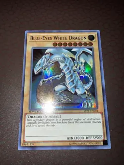 Yu-Gi-Oh! Blue-Eyes White Dragon - STP1-EN004 - Ultra Rare - Unlimited NM! - Image 1