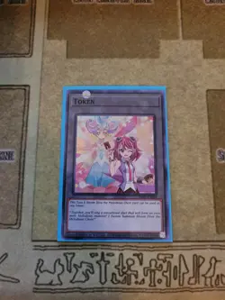 YUGIOH TCG TOKEN ZUZU & BLOOM DIVA THE MELODIOUS CHOIR TKN5-EN003 SUPER NM - Image 1