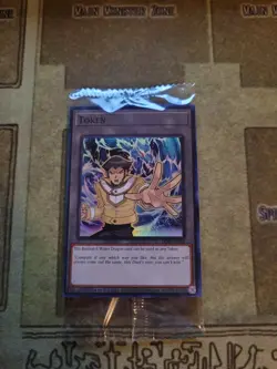 YUGIOH THE BASTION & WATER DRAGON TOKEN TKN5-EN038 SUPER SEALED - Image 1