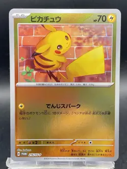 Pikachu Promo Pokemon Card Japanese Summer of Pokeca is Here! 216/SV-P - Image 1