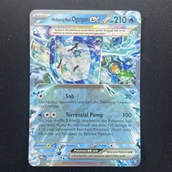 Wellspring Ogerpon Mask ex - 027/131 - Prismatic Evolutions - Rare Pokemon Card - Image 1