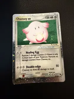 Pokemon Chansey ex 96/109 EX Ruby & Sapphire Holo Ultra Rare 2003 Card LP+ - Image 1